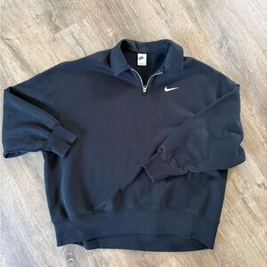Nike Women's Sportswear Phoenix Fleece Oversized 1/4-Zip Polo